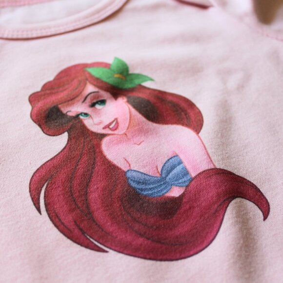 Ariel mermaid Disney baby girl onesie outfit long sleeve brand new cute fashion - Picture 7 of 12